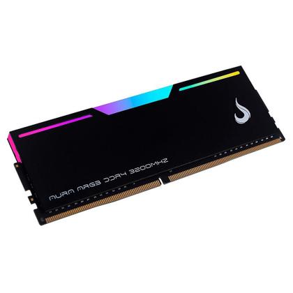 Imagem de Memória RAM Gamer Rise Mode Aura, ARGB, 16GB, 3200MHz, DDR4, CL19, Preto - RM-D4AB-16G-3200ARGB