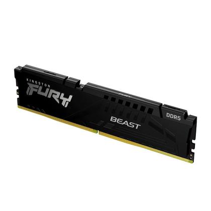 Imagem de Memória RAM Kingston Fury Beast, 16GB, 5600MHz, DDR5, CL40, para Intel XMP, Preto - KF556C40BB-16