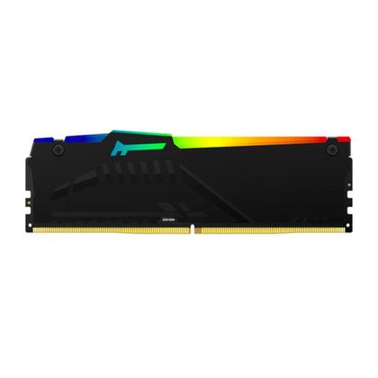 Imagem de Memória RAM Kingston Fury Beast, 16GB, 6000MT/s, DDR5, CL36, DIMM,RGB, Preto, EXPO- KF560C36BBE2A-16