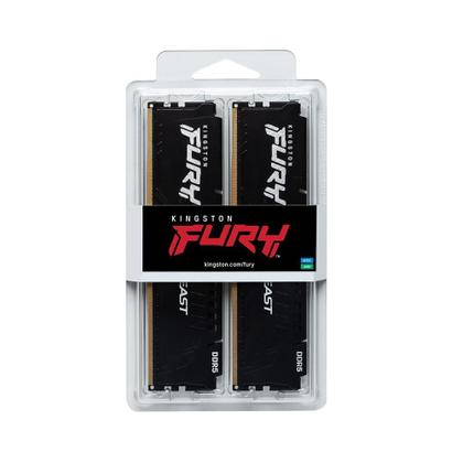 Memória RAM Kingston Fury Beast, 32GB (2x16GB), 5600MHz, DDR5