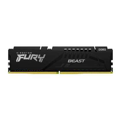 Memória RAM Kingston Fury Beast Expo, 32GB, 6000MT/s, DDR5, DIMM, CL30, Preto - KF560C30BBE-32