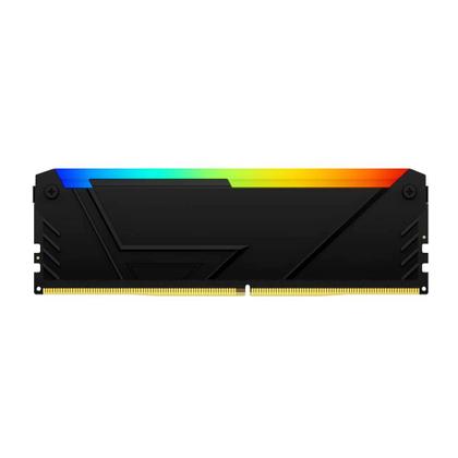 Imagem de Memória RAM Kingston Fury Beast RGB 32GB 3200MHz DDR4 CL16 Preto KF432C16BB2A 32