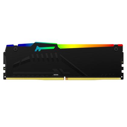 Imagem de Memória RAM Kingston Fury Beast RGB, 8GB, 5600MHz, DDR5, CL40, para Intel XMP, Preto - KF556C40BBA-8
