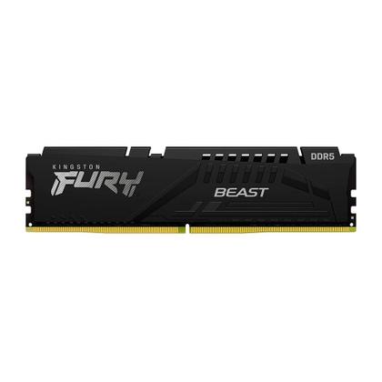 Imagem de Memória RAM Kingston Fury Beast XMP, 16GB (2X8GB), 6000MT/s, DDR5, DIMM, CL30, Preto - KF560C30BBK2-16