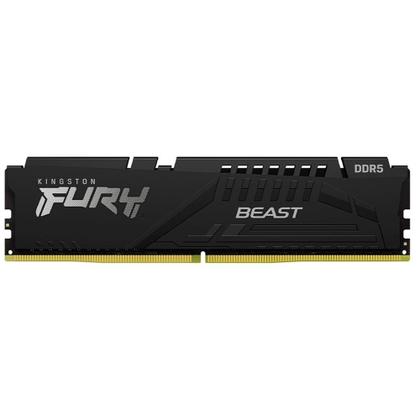 Imagem de Memória RAM Kingston Fury Beast XMP, 32GB (2X16GB), 6400MT/s DDR5, DIMM, CL32, Preto - KF564C32BBK2-32