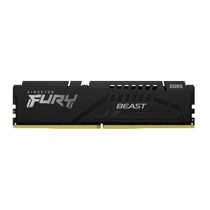 Imagem de Memória RAM Kingston Fury Beast XMP, 64GB (2X32GB), 6000MT/s, DDR5, DIMM, CL30, Preto - KF560C30BBK2-64
