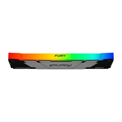 Imagem de Memória RAM Kingston Fury Renegade RGB, 128GB (4x32GB), 3600MHz, DDR4, CL18, Preto - KF436C18RB2AK4/128