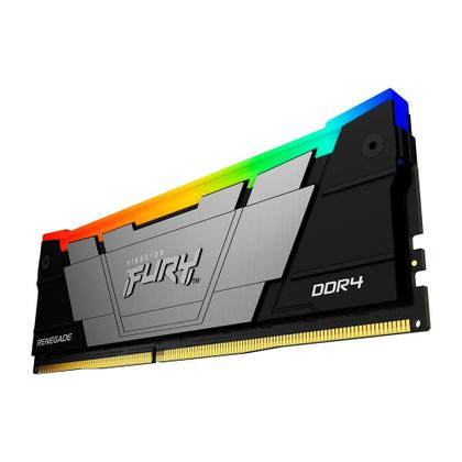Imagem de Memória RAM Kingston Fury Renegade RGB, 128GB (4x32GB), 3600MHz, DDR4, CL18, Preto - KF436C18RB2AK4/128