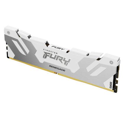 Imagem de Memória RAM Kingston Fury Renegade XMP, 16GB, 7600MT/s, DDR5, DIMM, CL38, Branco - KF576C38RW-16