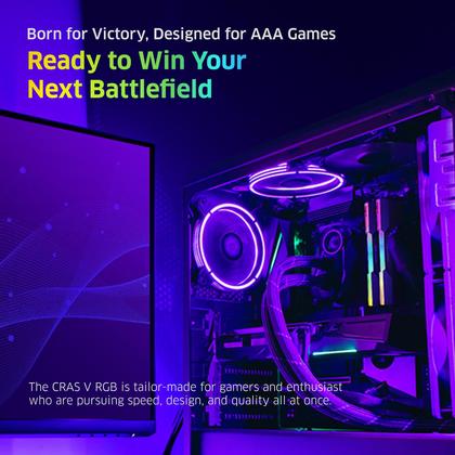 メモリー KLEVV CRAS V RGB DDR5 32GB 2x16GB 6400MH Memória RAM KLEVV CRAS V RGB DDR5 32GB (2x16GB) 6400MHz - Memória