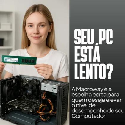 Imagem de Memória RAM Macroway 8 GB 1600 MHz DDR3 (LODIMM para desktop)