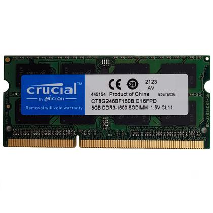 Imagem de Memória Ram Notebook 8GB 1600Mhz DDR3 - Crucial