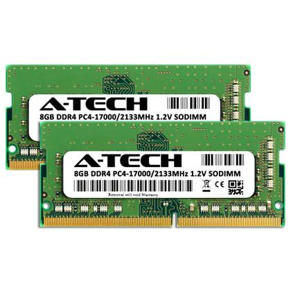 Memória RAM: Notebook A-Tech de 16 GB (2x8 GB) DDR4 2133 MHz