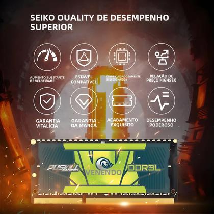 Imagem de Memória RAM Para Laptop DDR4 DDR3L SODIMM 16GB 8GB 4GB 32GB 3200MHz 2666MHz 2400MHz 1600MHz 1333MHz