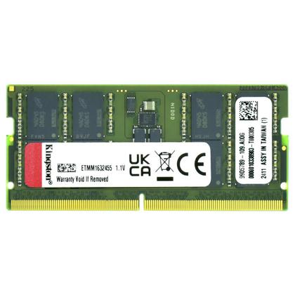 Imagem de Memória Ram Para Notebook 16GB Kingston DDR5 4800 Mhz CL40 PC5 38400 1Rx8 KCP548SS8 16