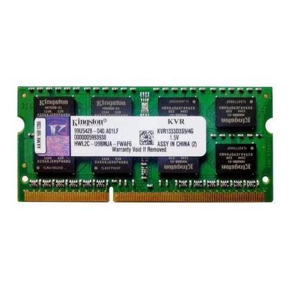 Imagem de Memória RAM para Notebook DDR3 4GB 1333MHz Kingston KVR1333D3S9 4G