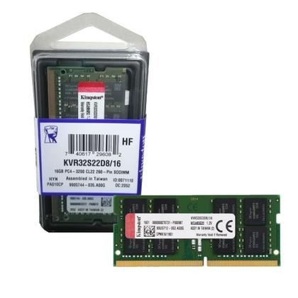 Memória RAM para Notebook DDR4 16GB 3200MHz Kingston - KVR32S22S8