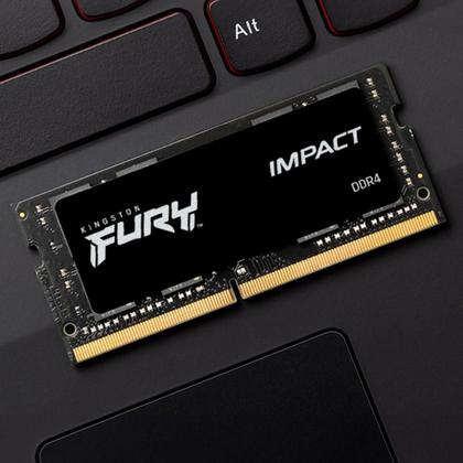 Imagem de Memória RAM para Notebook Kingston Fury Impact, 16GB, 3200MHz, DDR4, CL20 - KF432S20IB/16