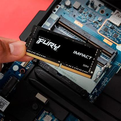 Imagem de Memória RAM Para Notebook Kingston Fury Impact, 8GB, 3200MHz, DDR4, CL20 - KF432S20IB/8