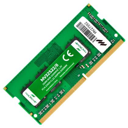 Imagem de Memória RAM para Notebook Macrovip DDR4 8GB 3200MHz - MV32S22-8