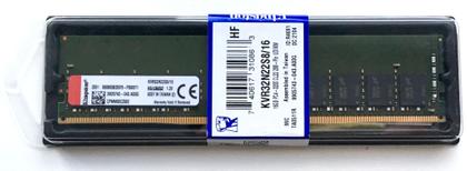 Imagem de Memória RAM para PC DDR4 16GB 3200MHz Kingston - KVR32N22S8/16
