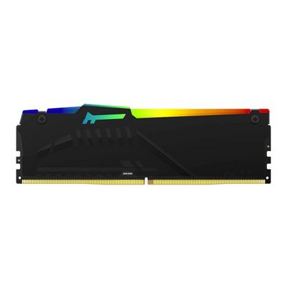 Imagem de Memória Ram Para PC Gamer 8GB Kingston Fury Beast RGB DDR5 5600Mhz 1x8GB CL40 Preto KF556C40BBA 8