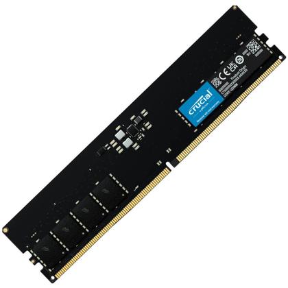 Imagem de Memória Ram uDIMM PC DDR5 16GB 5600Mhz CL46 Crucial Basics CT16G56C46U5 Desktop