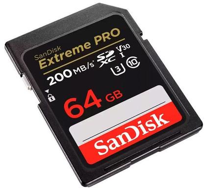 Imagem de Memoria SD Sandisk 64GB Extreme Pro SDHC Uhs-I 200MB/s