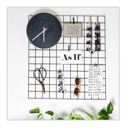 Imagem de Memory board grid Painel Porta Retrato Parede v. cores 40x40 - multiart