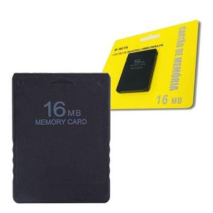 Imagem de Memory Card 16MB Compatível Com PlayStation 2 PS2