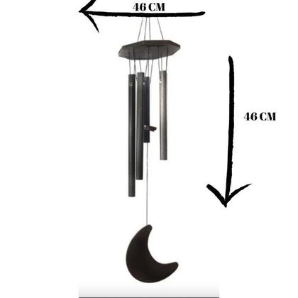 Imagem de Mensageiro Sino Dos Ventos Decorativo Mobile Com Pêndulo 46cm