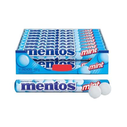 Imagem de Mentos Drops Tubo Cx 600g c/16un Escolha o Sabor