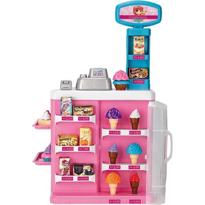 Imagem de Mercadinho Infantil Completo Super Confeitaria Com Carrinho - Magic Toys