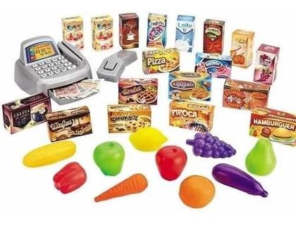 Imagem de Mercadinho Infantil Market Supermercado Com Carrinho - Magic Toys