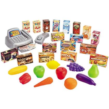 Imagem de Mercadinho Supermarket com Bip Luz 8039 Vermelho- Magic Toys