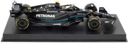 Imagem de Mercedes Amg F1 W14 2023 C/ piloto Hamilton  44 Burago 1/43