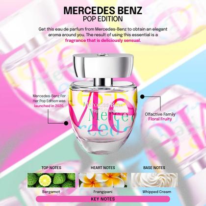 Imagem de Mercedes-Benz Eau De Parfum Spray 3 Oz (Edição Pop)