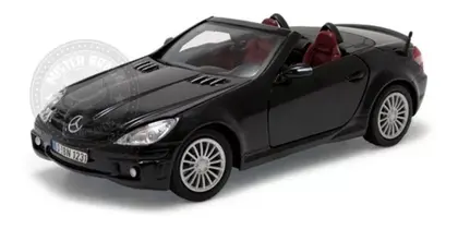 Mercedes Benz SLK 55 AMG Conversível Preto Motormax 1/24