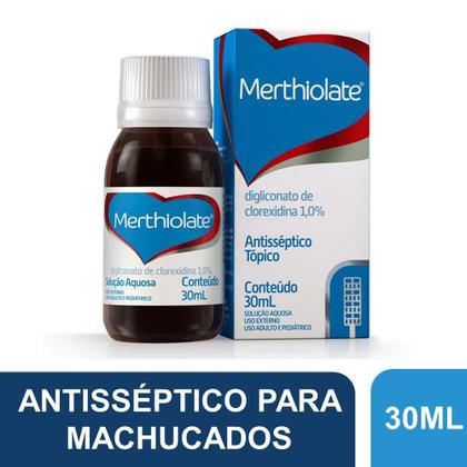 Imagem de Merthiolate Solução Tópica Antisséptica com 30ml