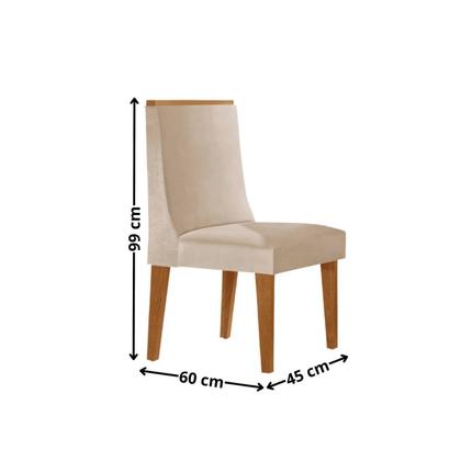 Imagem de Mesa 120cm Tampo Mdf Canto Copo e 4 Cadeiras Merlim Sena