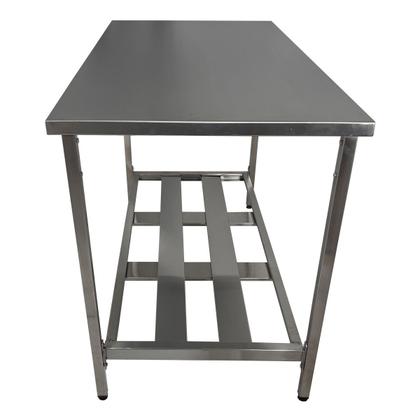 Imagem de Mesa Aço Inox Profissional 100x60x90 cm Nortinox