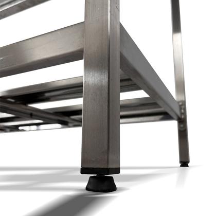 Imagem de Mesa Aço Inox Profissional 110x60x90 cm com Espelho Nortinox