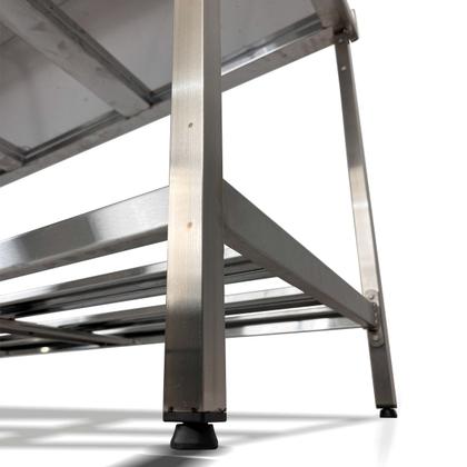 Imagem de Mesa Aço Inox Profissional 150x60x90 cm com Espelho Nortinox