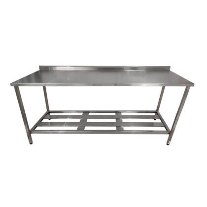 Imagem de Mesa Aço Inox Profissional 170x60x90 cm com Espelho Nortinox