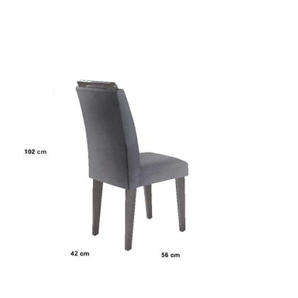 Mesa Alvorada 180 Tp Mdf Vidro canto Reto 6 Cadeiras Rufato Imagem de Mesa Alvorada 180 Tp Mdf Vidro canto Reto 6 Cadeiras Rufato