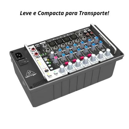 Imagem de Mesa Amplificada 500w 8 Canais MP3 Play Behringer PMP 500