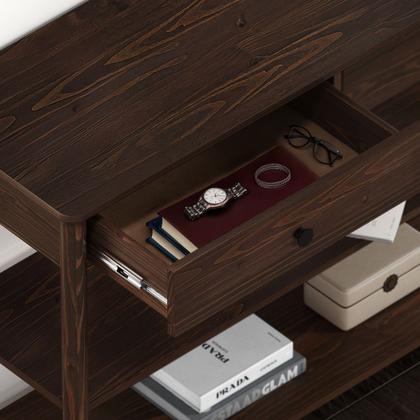 Imagem de Mesa Aparador Rústico Funcional Madeira Cor Imbuia Apoana