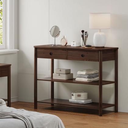 Imagem de Mesa Aparador Rústico Funcional Madeira Cor Imbuia Apoana