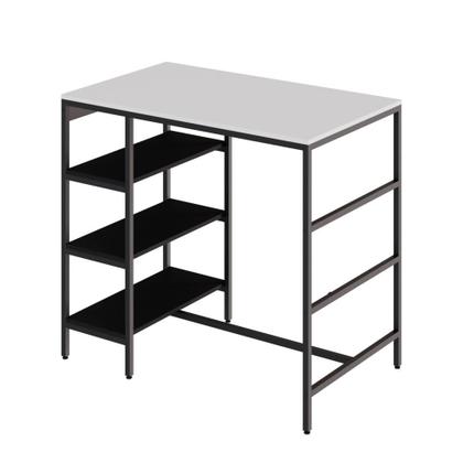 Imagem de Mesa Bistrô Wooden Branca e Preta