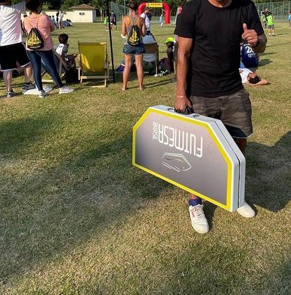 Imagem de Mesa Brasil Futmesa Dobravel Oficial Fibra De Vidro